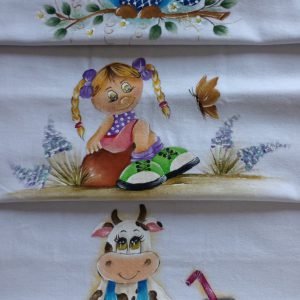 Pano de Prato Bichinhos 124