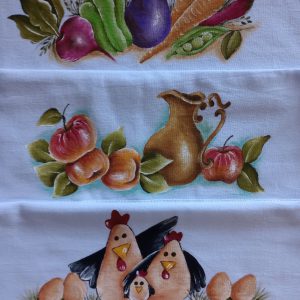 Pano de Prato Legumes e Frutas 163