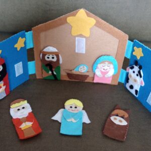 Presépio de Feltro - Dedoches